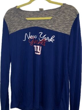 NFL New York Giants Team Apparel Women's Top - Gray